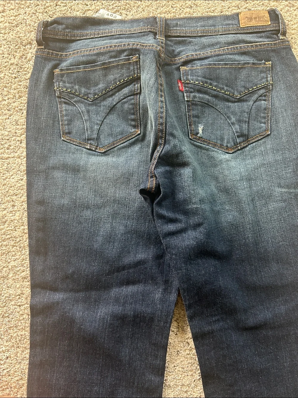 Women's Levis Dark Blue Slim Fit Jeans